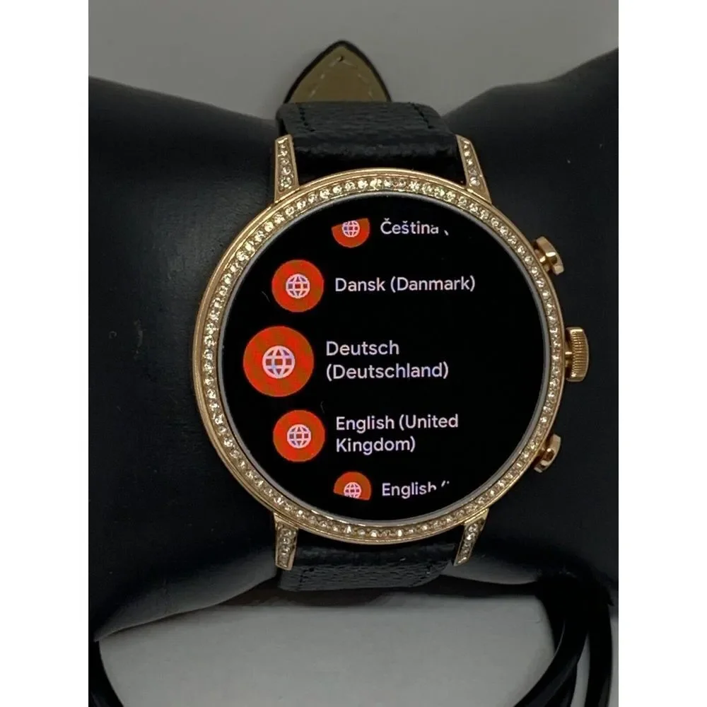 Fossil Gen 4 Authentic Digital Dial Smart Watch Custom Band FTW6030 QT772